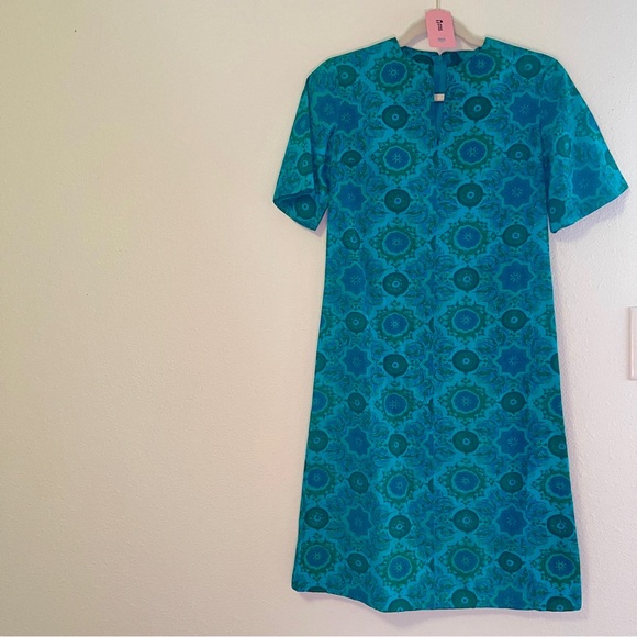 Handmade Vintage Midi Dress - Picture 1 of 8